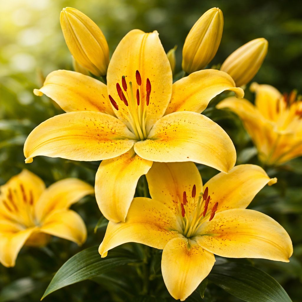 oriental-lily-yellow